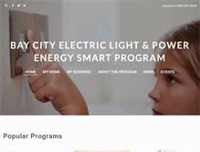 Tablet Screenshot of baycityenergysmart.org